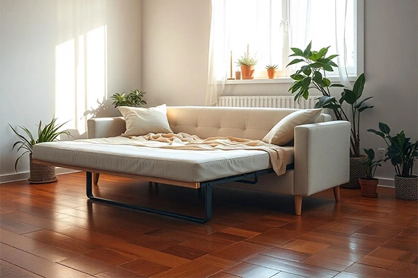 Sofá cama elegante con luz natural - SUNSGOODS - SUNSGOODS Elegante sofá cama con luz natural