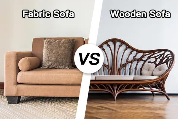 Diferencias clave entre sofás de tela y sofás de madera - SUNSGOODS - SUNSGOODS Diferencias clave entre sofá de tela y sofá de madera