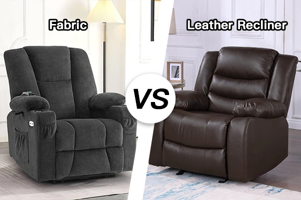 Sillones reclinables de tela vs. cuero: comodidad y durabilidad - SUNSGOODS - SUNSGOODS Sillón reclinable de tela vs. cuero: comodidad y durabilidad