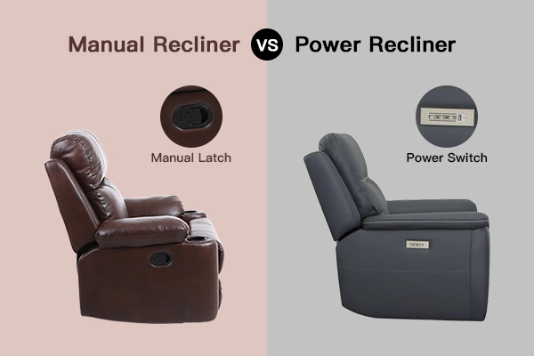 Sillón reclinable manual vs. sillón reclinable eléctrico - SUNSGOODS - SUNSGOODS Sillón reclinable manual vs. sillón reclinable eléctrico