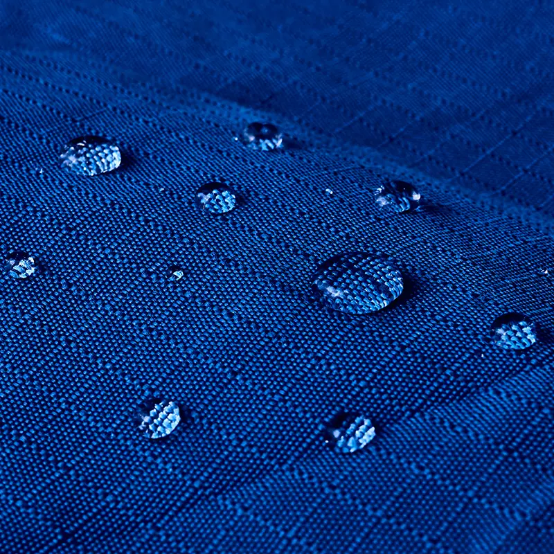 Tejido azul resistente al agua con gotas - SUNSGOODS - SUNSGOODS Tejido azul resistente al agua con gotas