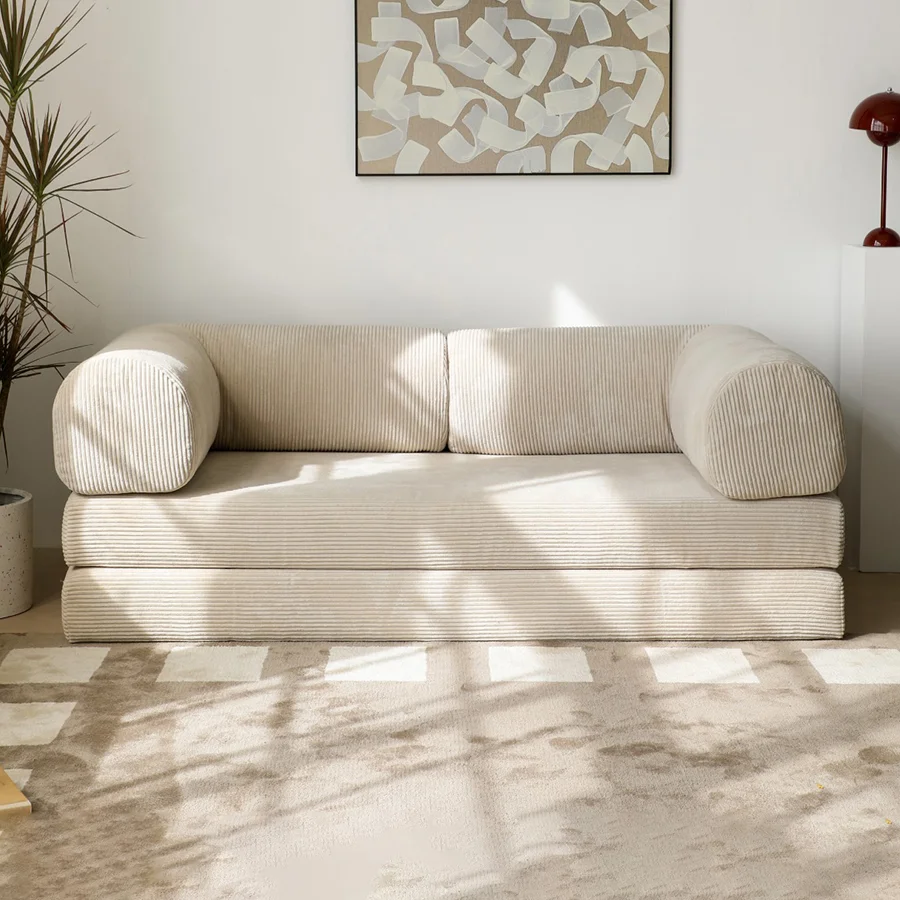 Configuración de sofá minimalista beige JC S003