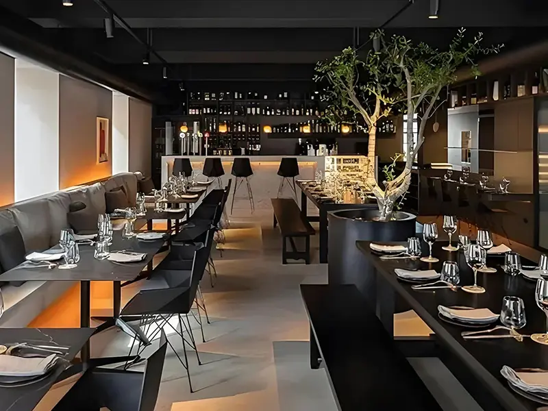 Descripción general del restaurante Mercantel