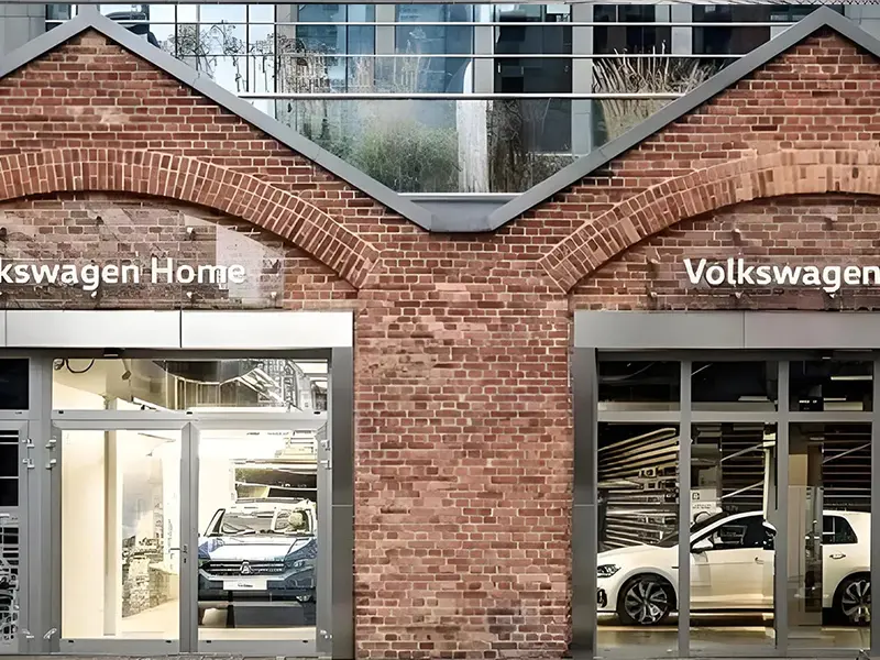Descripción general de la tienda de automóviles Volkswagen