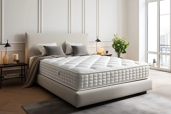 Colchón de lujo para dormitorio moderno - SUNSGOODS - SUNSGOODS Colchón de lujo en un dormitorio moderno