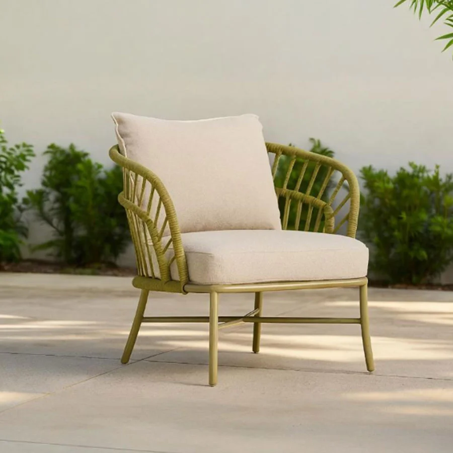 Silla de exterior Green Rope