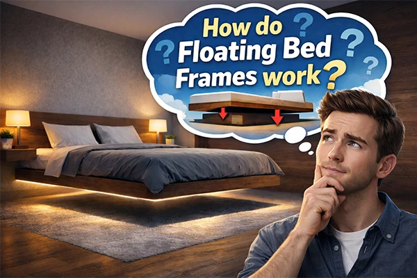 ¿Cómo funcionan las estructuras de cama flotantes? - SUNSGOODS - SUNSGOODS ¿Cómo funcionan las estructuras de camas flotantes?