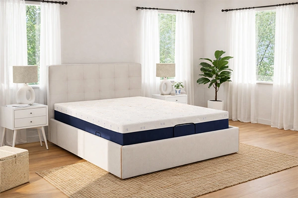 Colchón híbrido de espuma viscoelástica - SUNSGOODS Instalación de colchón híbrido de espuma viscoelástica