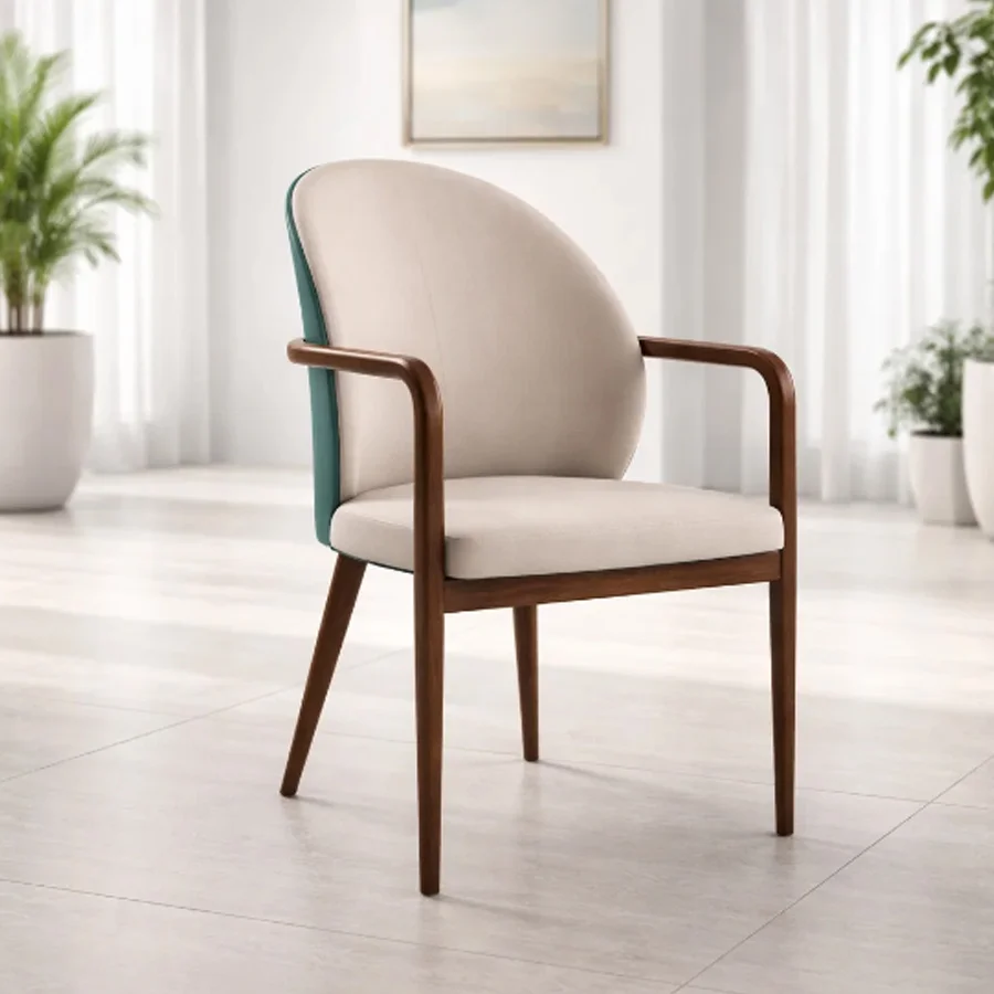 Silla tapizada moderna para restaurante