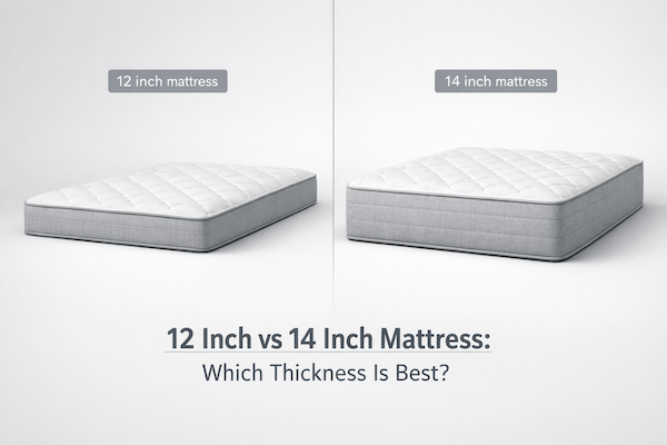 Colchón de 12 vs 14 pulgadas: ¿Cuál es mejor? - SUNSGOODS - SUNSGOODS Colchón de 12 pulgadas vs 14 pulgadas: ¿Cuál es mejor?