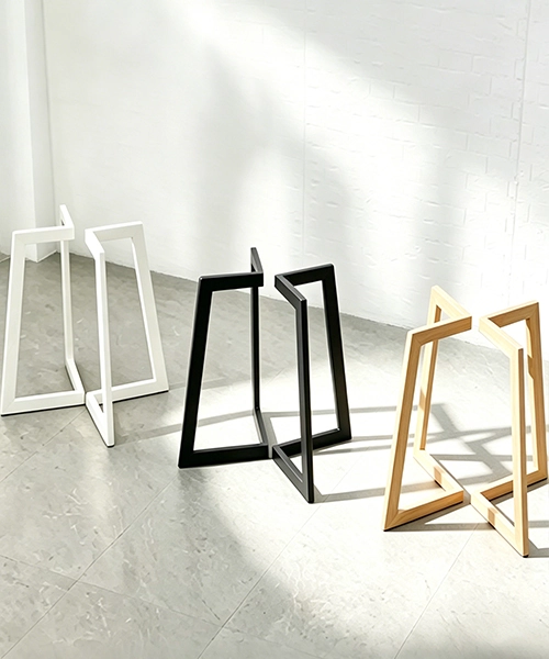 Exhibición de estilos de marcos de mesa minimalistas